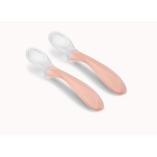  Nuvita 2Darab-os szilikon kanál szett - English Rose - 8480 babaétkészlet