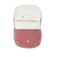 Nuvita AW Ovetto Buggy bundazsák 80cm - Pink Velvet / Beige - 9245 babakabát, overál, bundazsák