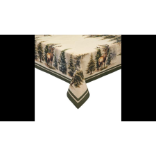 Nuvole di Stoffa N.S.HTH252002 Asztalterítő 140x180cm, pamut, Bosco incantato, szarvas lakástextília