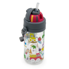  Nyakba akasztható kulacs gyerekeknek - 450 ml kulacs, kulacstartó