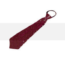  Nyakkendő flitterekkel - Bordó nyakkendő