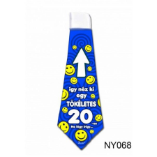  Nyakkendő NY068 Így néz ki egy tökéletes 20-as - Tréfás Nyakkendő vicces ajándék