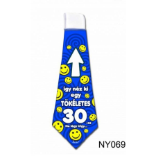  Nyakkendő NY069 Így néz ki egy tökéletes 30-as - Tréfás Nyakkendő vicces ajándék