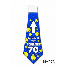  Nyakkendő NY073 Így néz ki egy tökéletes 70-es - Tréfás Nyakkendő vicces ajándék