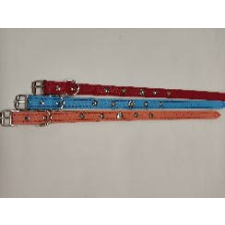  Nyakörv bélelt strasszvirág 15/35 nyakörv, póráz, hám kutyáknak