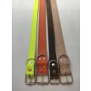  Nyakörv (bőr, bélelt) kutyák részére (több féle színben) 30mm/55cm (80g)