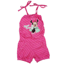 Nyári kislány overál Minnie egér mintával - 122-es méret babakabát, overál, bundazsák