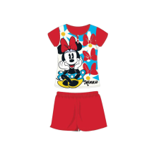  Nyári rövid ujjú gyerek pamut pizsama - Disney Minnie egér - piros - 104 gyerek hálóing, pizsama