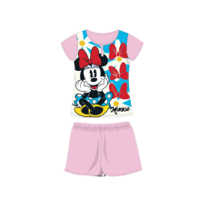  Nyári rövid ujjú gyerek pamut pizsama - Disney Minnie egér - világosrózsaszín - 104