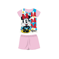  Nyári rövid ujjú gyerek pamut pizsama - Disney Minnie egér - világosrózsaszín - 116