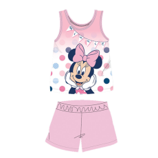  Nyári ujjatlan pamut baba pizsama - Disney Minnie egér - világosrózsaszín - 92