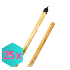 Nyél fa 120cm, lakkozott KARTON - 25 db takarító és háztartási eszköz