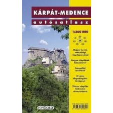 Nyír Karta Kárpát-medence atlasz Nyír-Karta 2010 1:360 000 térkép