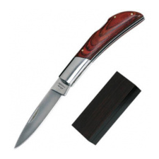  Nyírfa nyelű zsebkés (Gravírozás) egyedi ajándék