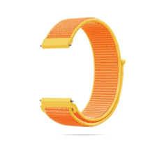  Nylon légátersztős óraszíj - okosóra pótszíj 20/22mm - Narancs okosóra kellék