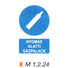  Nyomás alatti gázpalack m 1.2.24 információs címke