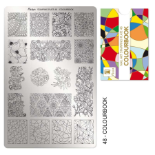 Nyomdalemez 48 Colourbook körömdíszítő