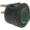  NYOMÓGOMB 1-PÓLUSÚ ZÖLD 4A 250V
