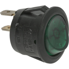  NYOMÓGOMB 1-PÓLUSÚ ZÖLD 4A 250V beépíthető gépek kiegészítői