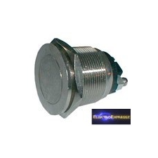  Nyomógombos kapcsoló OFF-(ON) 12V (kerekített) metal 2-es tipus villanyszerelés