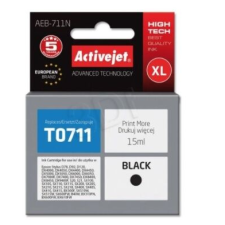  Nyomtatóhoz, Epson AEB-711N kompatibilis ActiveJet fekete tintapatron. Válassza a megbízható minőséget! nyomtatópatron & toner