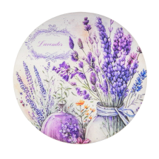  Nyomtatott dekorkarton - Levendulás 11,8cm dekorációs kellék