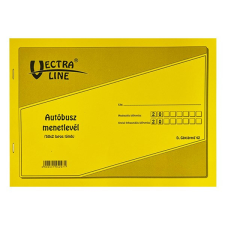 Nyomtatvány autóbusz menetlevél VECTRA-LINE A/4 50x2 nyomtatvány