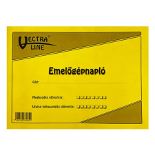  Nyomtatvány emelőgépnapló VECTRA-LINE A/5 fekvő nyomtatvány