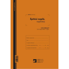  NYOMTATVÁNY ÉPÍTÉSI NAPLÓ 25X3LAPOS 20DB/CSOM nyomtatvány