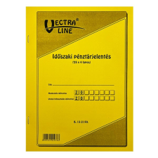  Nyomtatvány időszaki pénztárjelentés VECTRA-LINE 25x4 nyomtatvány