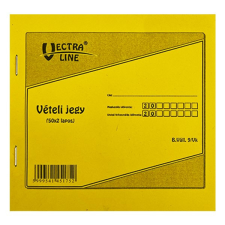 Nyomtatvány vételi jegy VECTRA-LINE 50x2 vegykezelt nyomtatvány