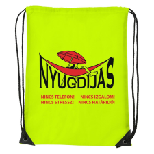 Nyugdíjas - Sport táska sárga tornazsák