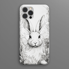  Nyúl telefontok (Fekete-fehér) tok és táska