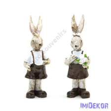  Nyuszi álló figura 10cm dekorációs kellék