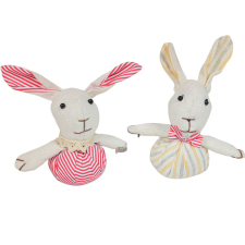  Nyuszi figura textil M17cm dekorációs kellék