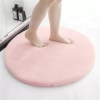  Nyuszi vajpuha Fürdőszoba szőnyeg Pink Kerek 60cm