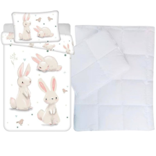  Nyuszis ovis ágynemű szett (trió) lakástextília