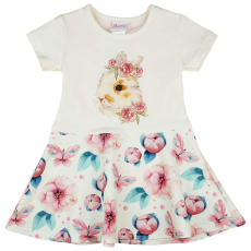  Nyuszis rövid ujjú pamut ruha