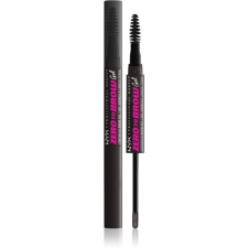 NYX Professional Makeup Zero To Brow Gel szemöldökzselé applikátorral árnyalat 08 Black 2 ml szemöldökceruza