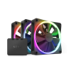 NZXT F120 RGB Triple Pack Black (RF-R12TF-B1)