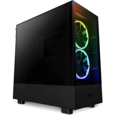 NZXT h5 elite üveg ablakos fekete számítógépház (cc-h51eb-01) számítógép ház