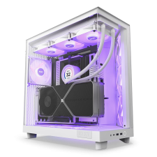 NZXT H6 Flow RGB Számítógépház - Fehér számítógép ház