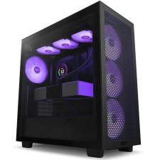 NZXT H7 Flow RGB Midi Tower fekete számítógép ház