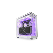NZXT PC Case H6 Flow RGB with window white számítógép ház