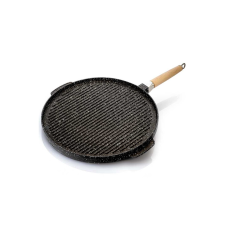 O.M.A.C. kétoldalas grill lap levehető nyéllel 36cm edény