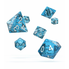  Oakie Doakie kocka - RPG készlet pöttyös - világoskék (7 db) társasjáték