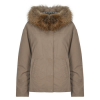 OAKWOOD Parka kabátok SYMA (raccon fur) Bézs EU XL