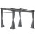 Oasom Pergola 297x295x230 cm behúzható tető sötétszürke árnyékoló kerti pavilon