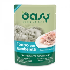  Oasy Cat Alutasak Natural Tuna &amp; Shrimp 70g macskaeledel