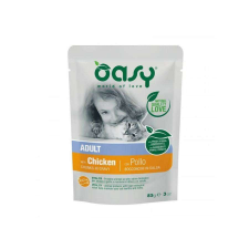Oasy Cat Alutasakos Chunks in Gravy Adult Chicken 85g macskaeledel
